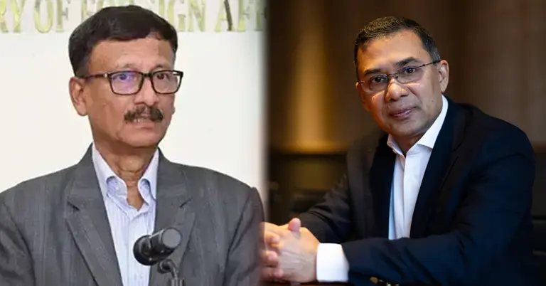 তৌহিদ হোসেন ও তারেক রহমান